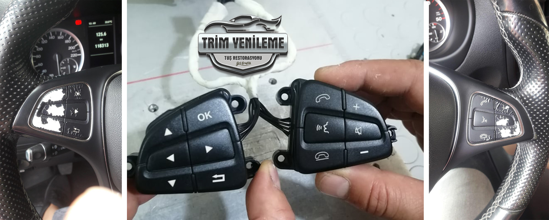 2017 Mercedes Vito Direksiyon Tuş Takımı Yenileme